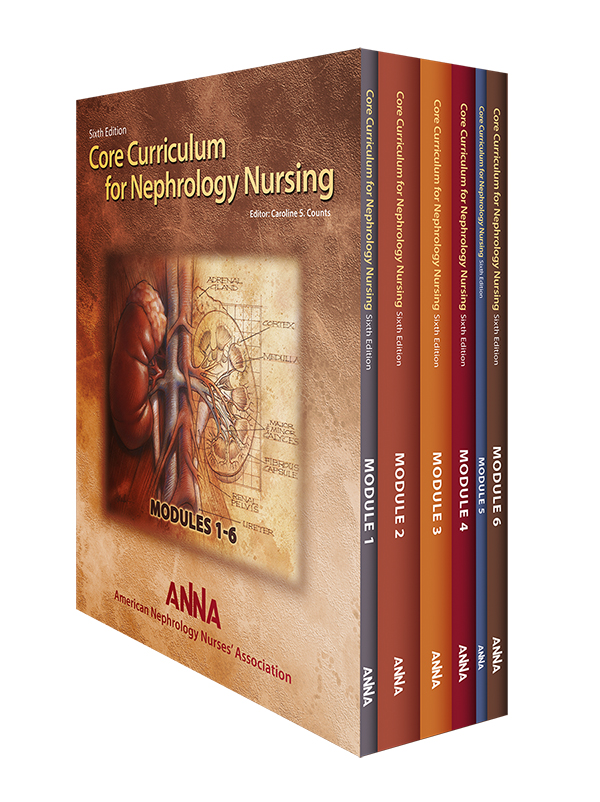 Core Curriculum for Nephrology Nursing, 6th edition, 2015 (Complete Set 6 modules)